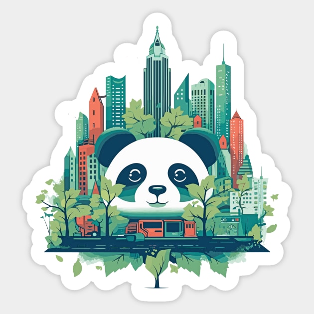 Giant Panda Animal Beauty Nature Wildlife Discovery Sticker by Cubebox